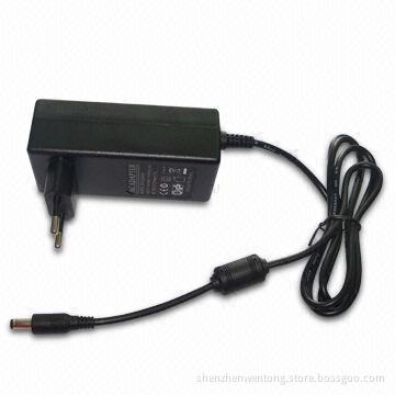 AC/DC Switching Adapter with High-durability and Precision Molding, Compact Size, Lightweight